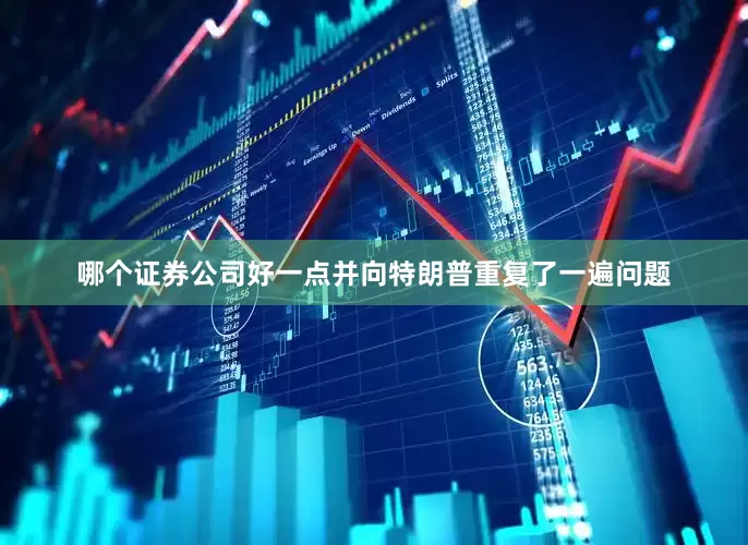 哪个证券公司好一点并向特朗普重复了一遍问题